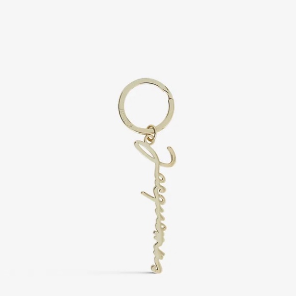 Jacquemus Scroll Logo Gold Keychain - Picture 4 of 5